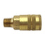 Used Lot of 2 Parker B22 Quick-Connect Pneumatic Coupler, 1/4in Male NPT x 1/4in Body