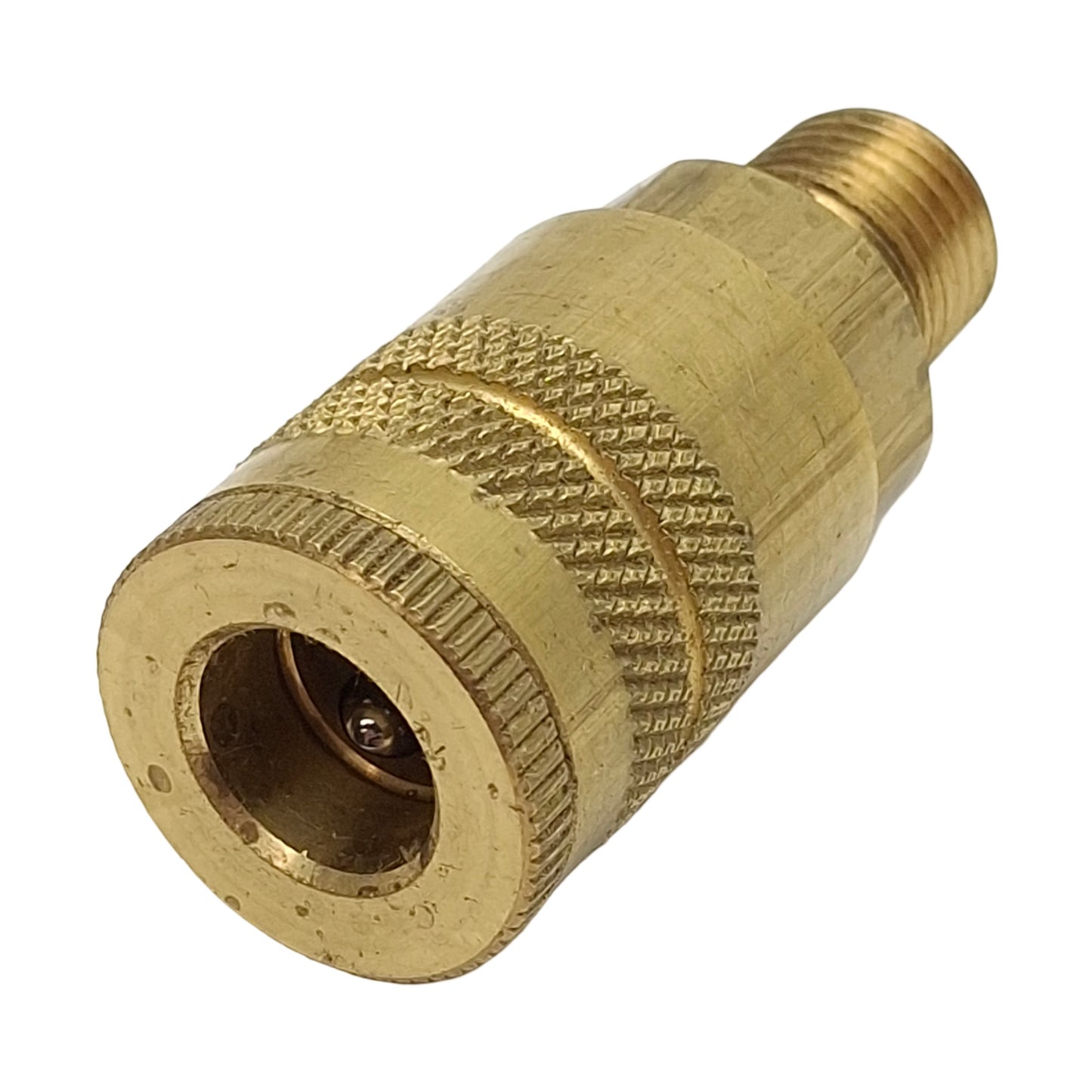 Used Lot of 2 Parker B22 Quick-Connect Pneumatic Coupler, 1/4in Male NPT x 1/4in Body