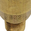 Used Lot of 2 Parker B22 Quick-Connect Pneumatic Coupler, 1/4in Male NPT x 1/4in Body