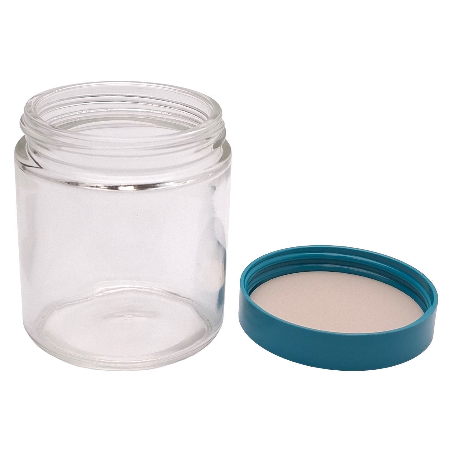 New Lot of 24 Qorpak GLC-01636 Green Cap Glass Sampling Jar, 120mL, ø60mm x 69mm
