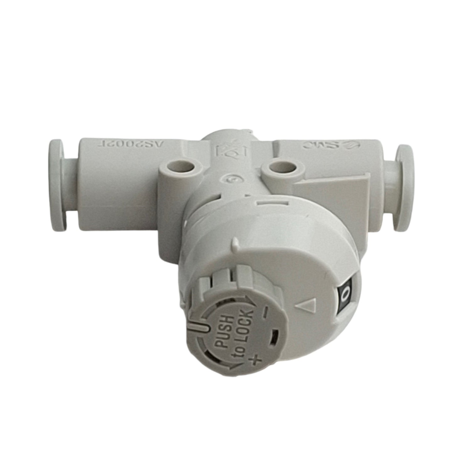 New – Open box Lot of 2 SMC AS2002F-6 Inline Flow Controller Fitting, ø6mm P2C, Push Lock