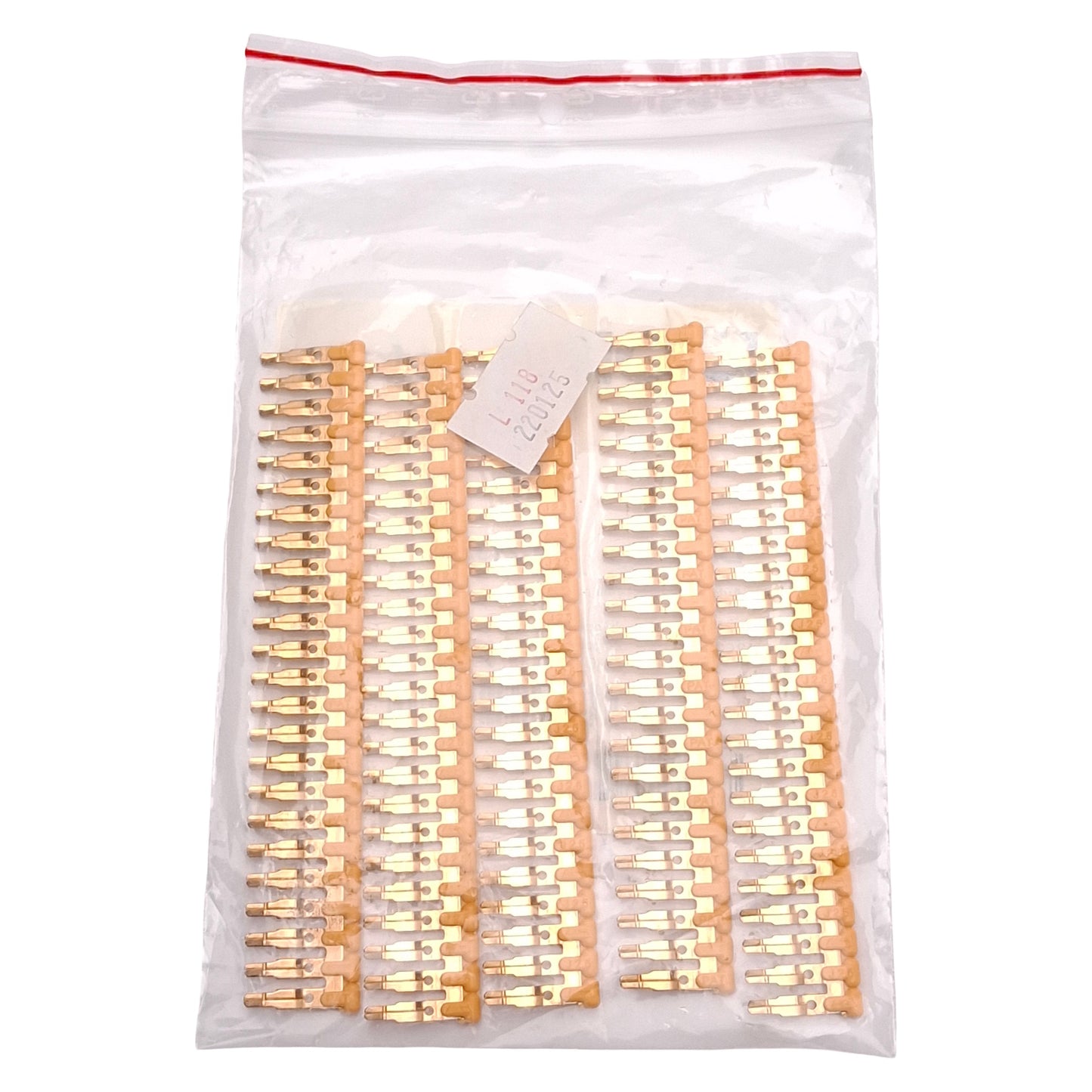 New Lot of 5 DINnectors DN-24J2Y Orange Terminal Block Jumper, 24-Pole, 25A 600V