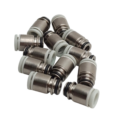 New – Open box Lot of 12 SMC VVQ1000-50A-C6 Manifold Fittings, 6mm P2C, For VV5Q Manifolds