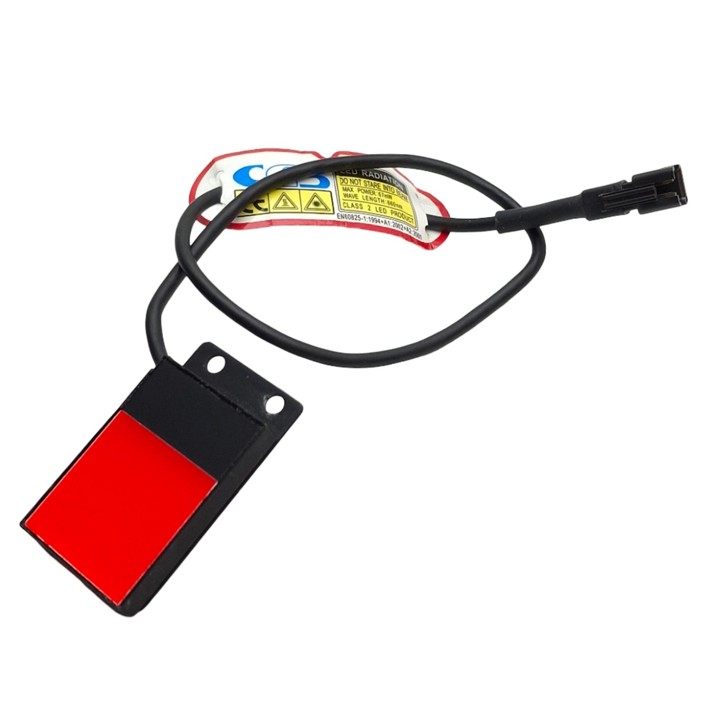 Used CCS LFL-612P Machine Vision Flat Light, 25mm x 25mm Emitting Surface, 12VDC, Red