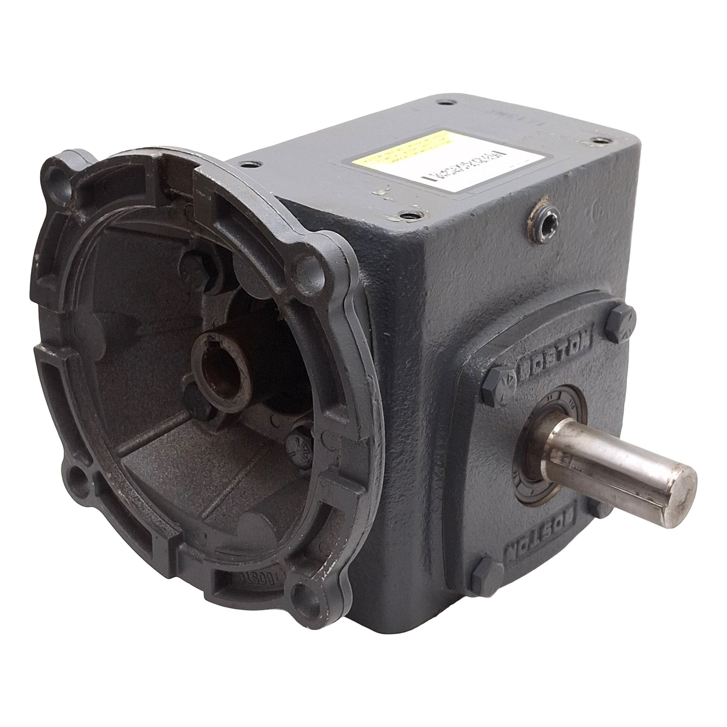 Used Boston Gear F718-20-B5-J Worm Speed Reducer, 20:1, 5/8" Bore, 7/8" Shaft, 56C