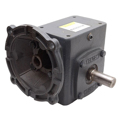 Used Boston Gear F718-20-B5-J Worm Speed Reducer, 20:1, 5/8" Bore, 7/8" Shaft, 56C