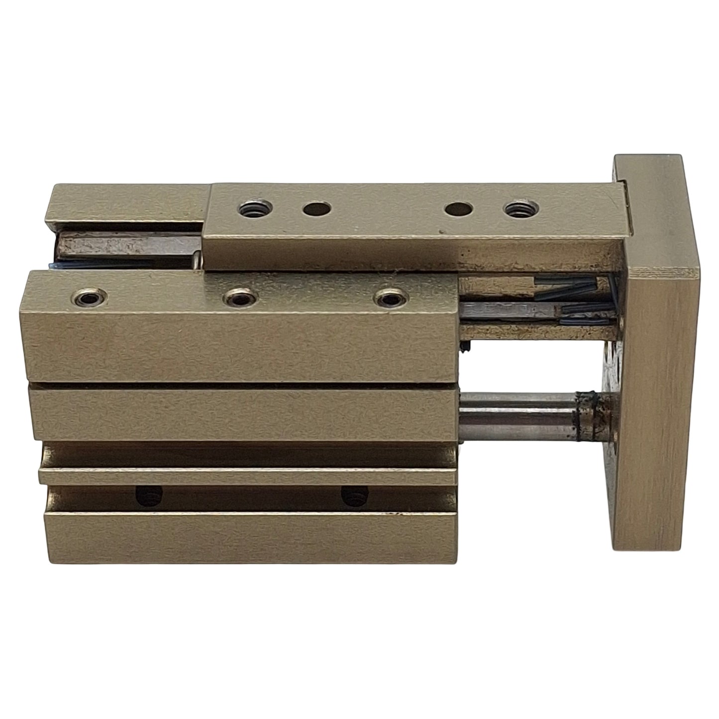 Used Destaco MPS-1-1 Precision Mini Power Slide, ø0.438in Bore, 0.5in Stroke, 15lbf