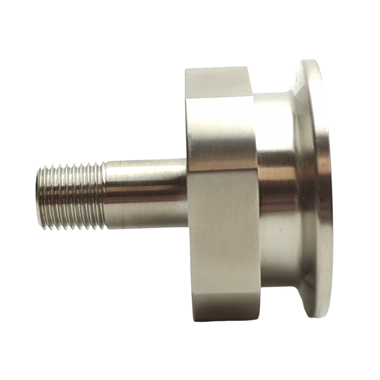 Used Dixon 21MP-R15025 Sanitary Clamp Adapter, 1/4in NPT Male to 1-1/2in OD