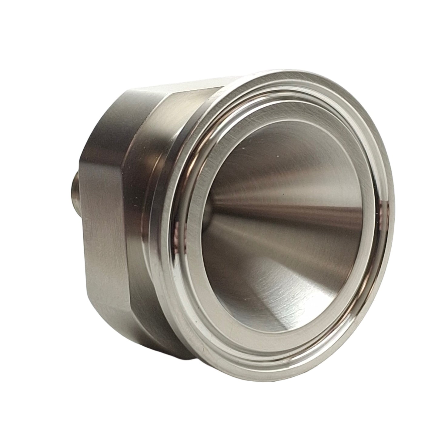 Used Dixon 21MP-R15025 Sanitary Clamp Adapter, 1/4in NPT Male to 1-1/2in OD