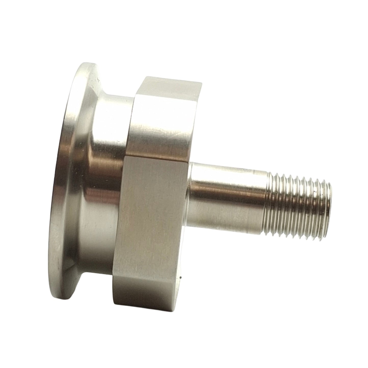 Used Dixon 21MP-R15025 Sanitary Clamp Adapter, 1/4in NPT Male to 1-1/2in OD