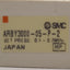 Used SMC ARBY3000-05-P-2 SY3000 Solenoid Interface Regulator w/ Gauge, 0.1-0.7MPa Set