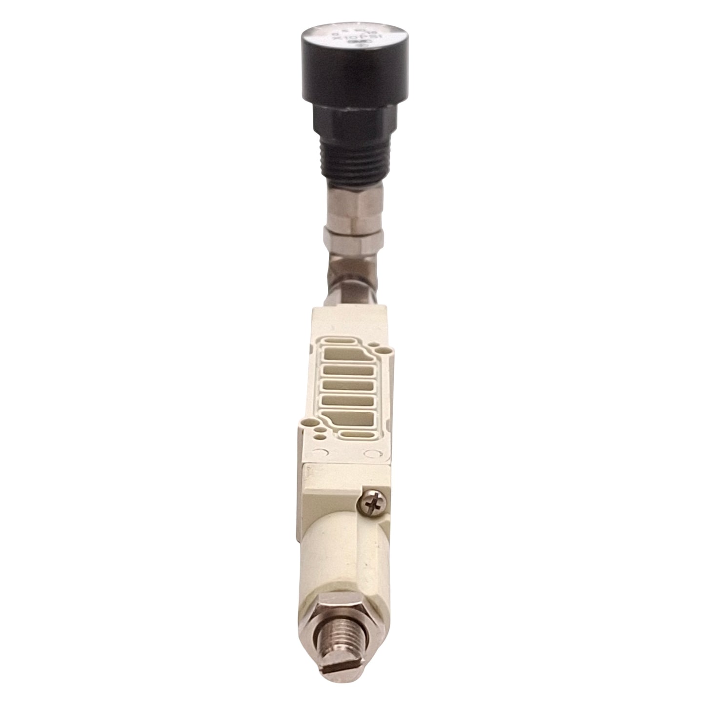 Used SMC ARBY3000-05-P-2 SY3000 Solenoid Interface Regulator w/ Gauge, 0.1-0.7MPa Set