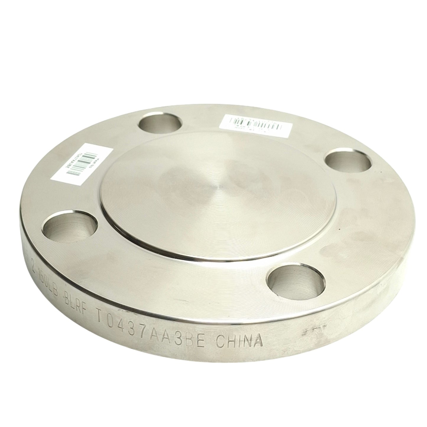 Used ASC S1016BL020N SCI Stainless Steel Flange, #150 Blind Raised Face, 2in Size