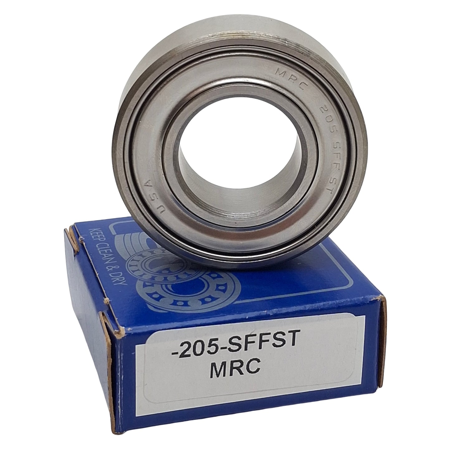 New MRC 205SFFST Radial/Deep Groove Ball Bearing, ø25mm Bore, 52mm OD, 15mm W, SS