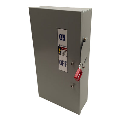 New – Open box Allen Bradley 1494H-DF3N Heavy Duty Safety Switch, 3-Pole, 100A 600VAC/250VDC