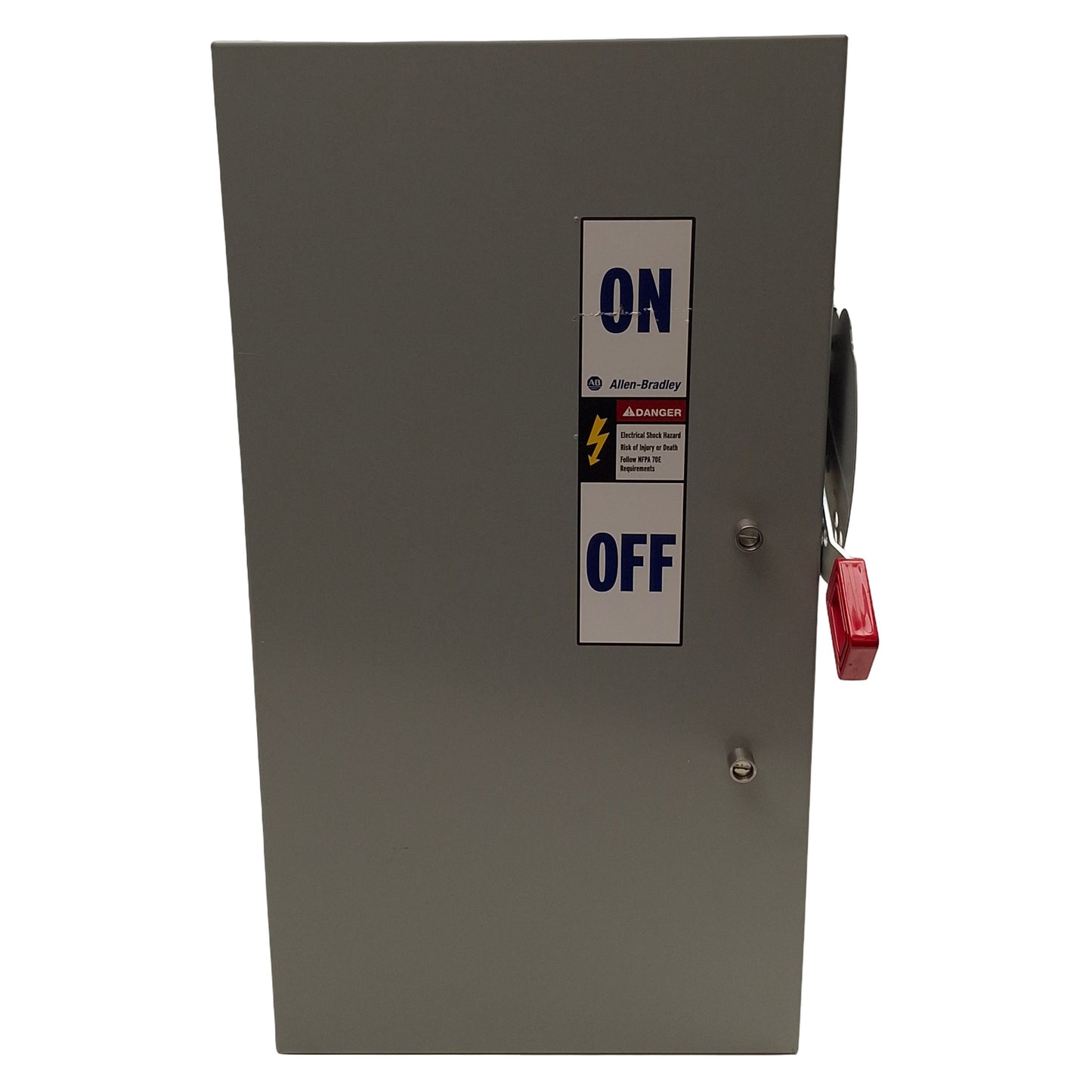 New – Open box Allen Bradley 1494H-DF3N Heavy Duty Safety Switch, 3-Pole, 100A 600VAC/250VDC