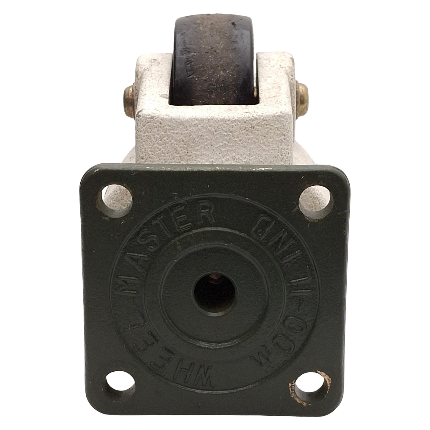 Used WM Caster WI-120F Wheel Master Top Plate Swivel Caster, 95x95mm Plate, 1500kg