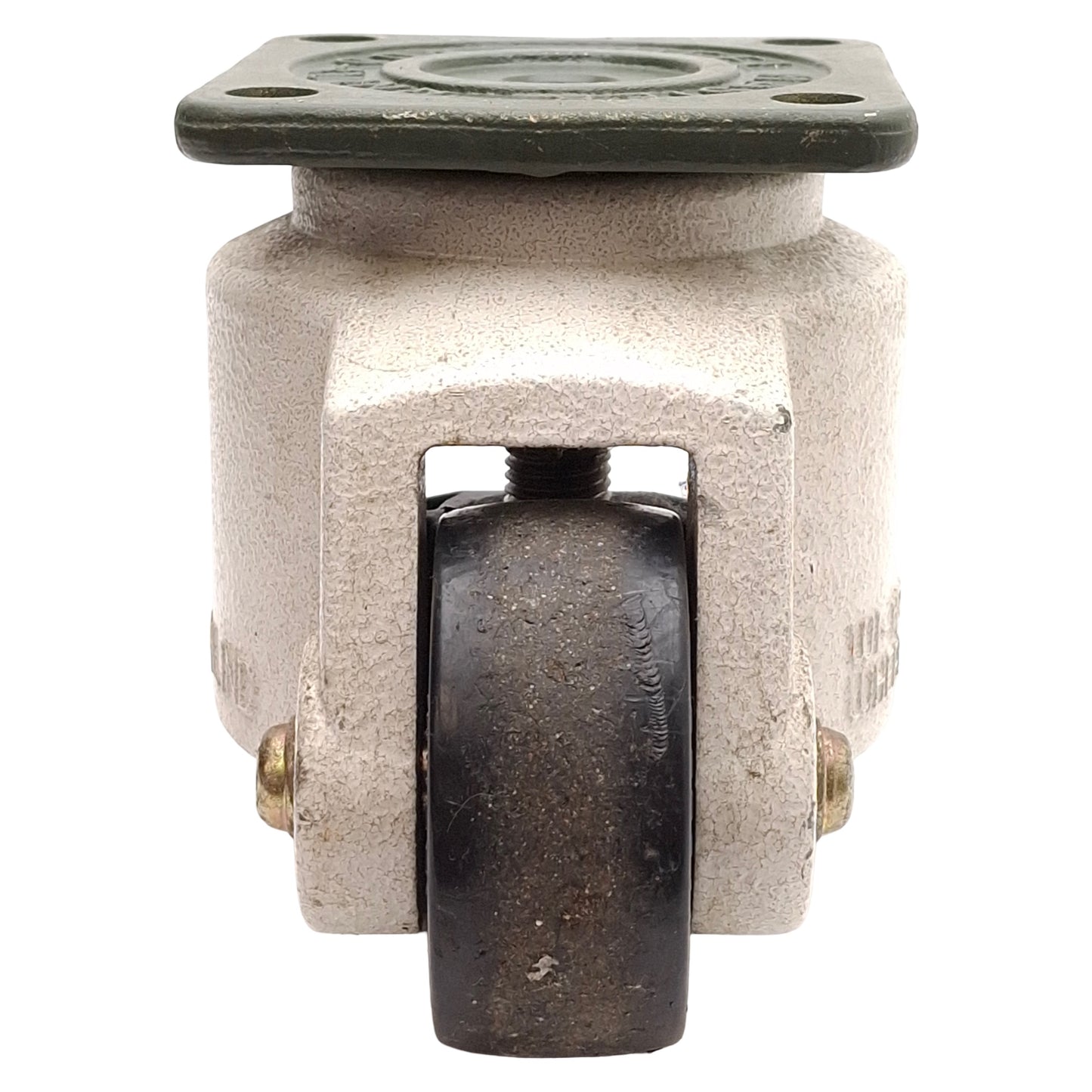 Used WM Caster WI-120F Wheel Master Top Plate Swivel Caster, 95x95mm Plate, 1500kg