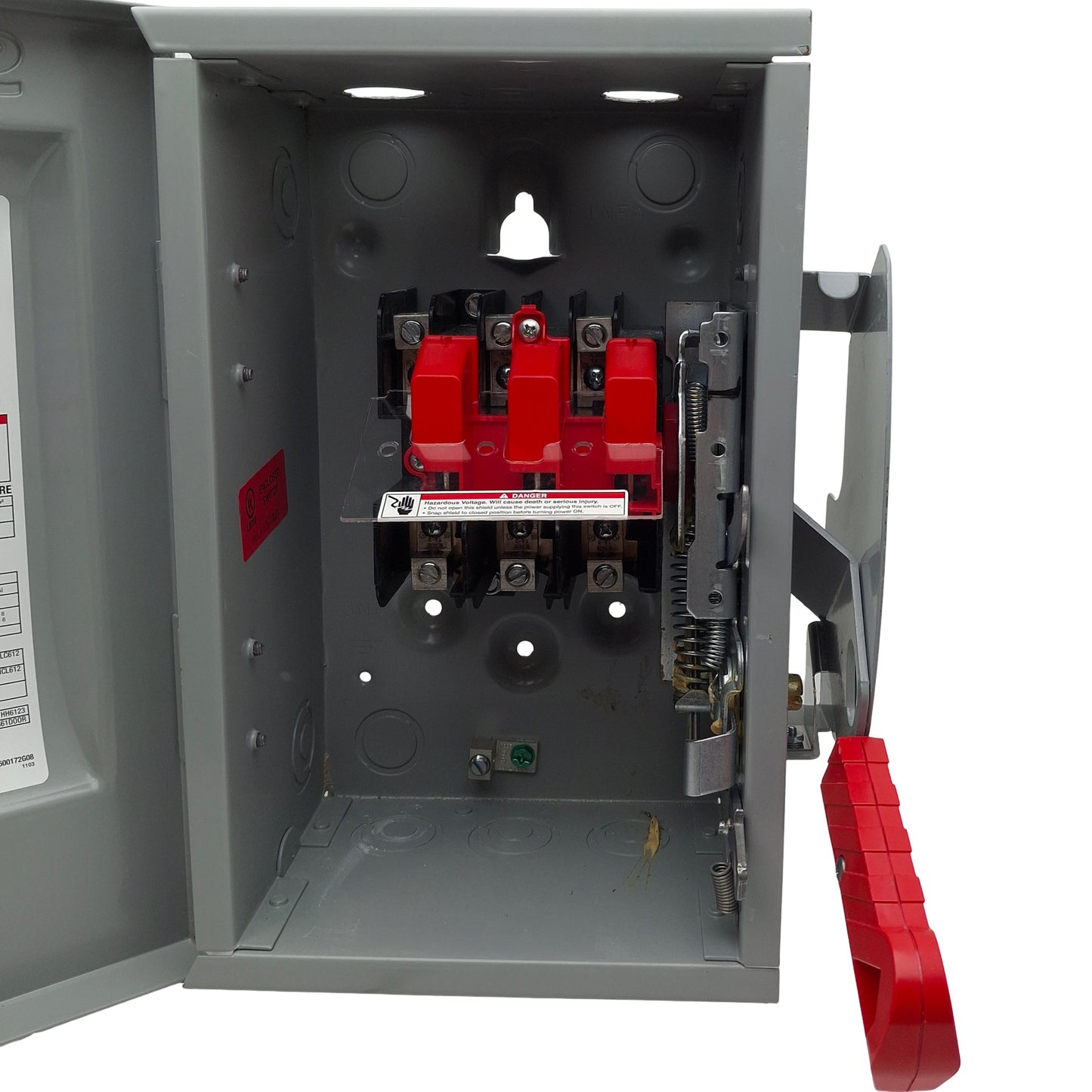 Used Siemens HNF61 Heavy Duty Safety Switch, 3-Pole, 30A 600VAC/250VDC 3W, Type 1