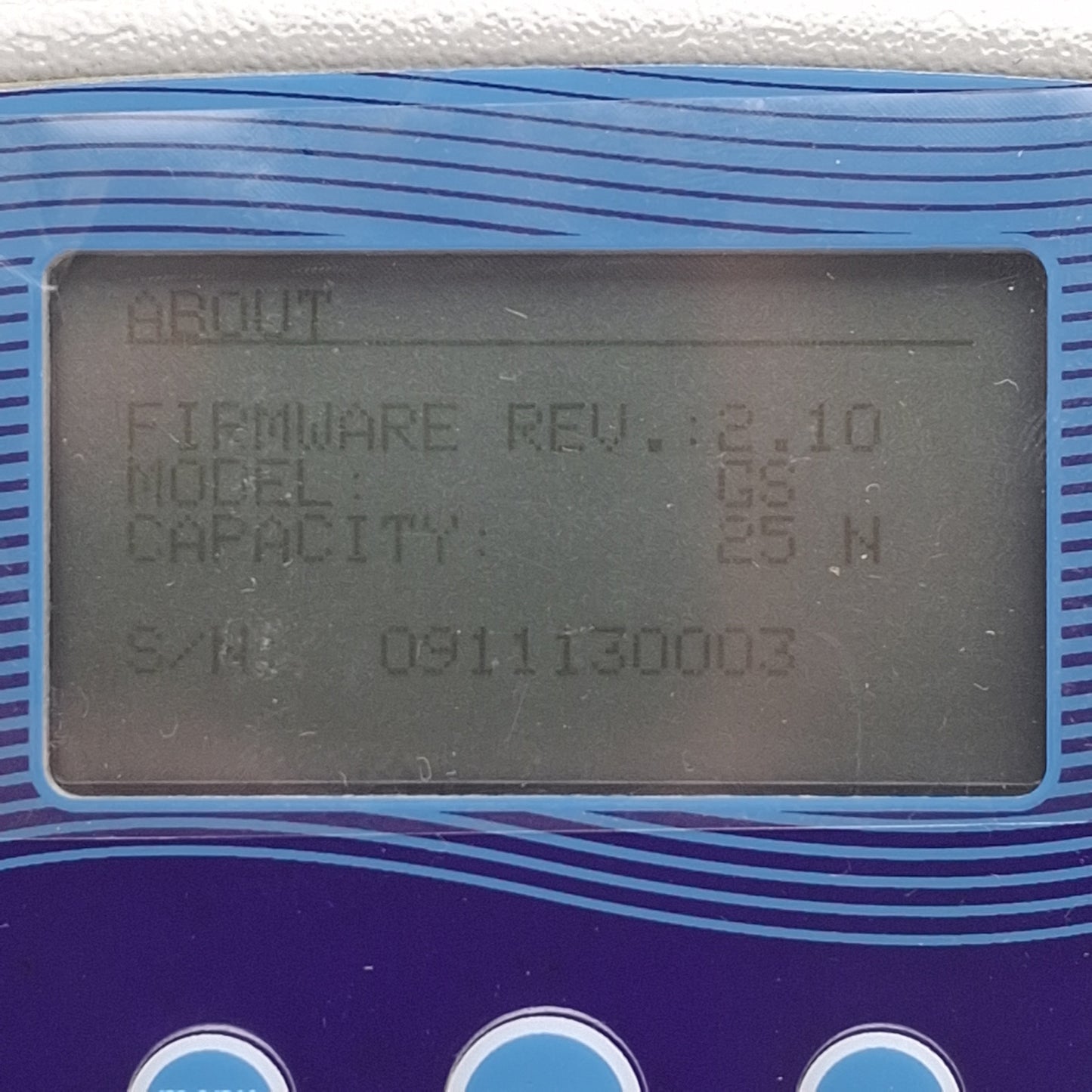 Used Dillon 36316-0136 GS Digital Force Gauge, 25N Capacity, 0.005N Resolution, RS232