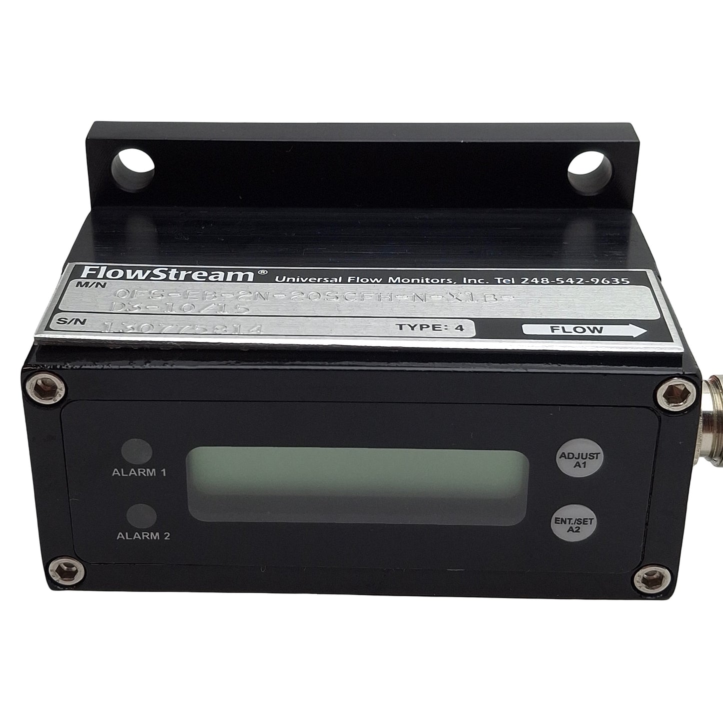 New UFM OFS-EB-2N-20SCFH-N-X1B-D3-10/15 Nitrogen Flowstream, 20SCFH, 1/4in NPT