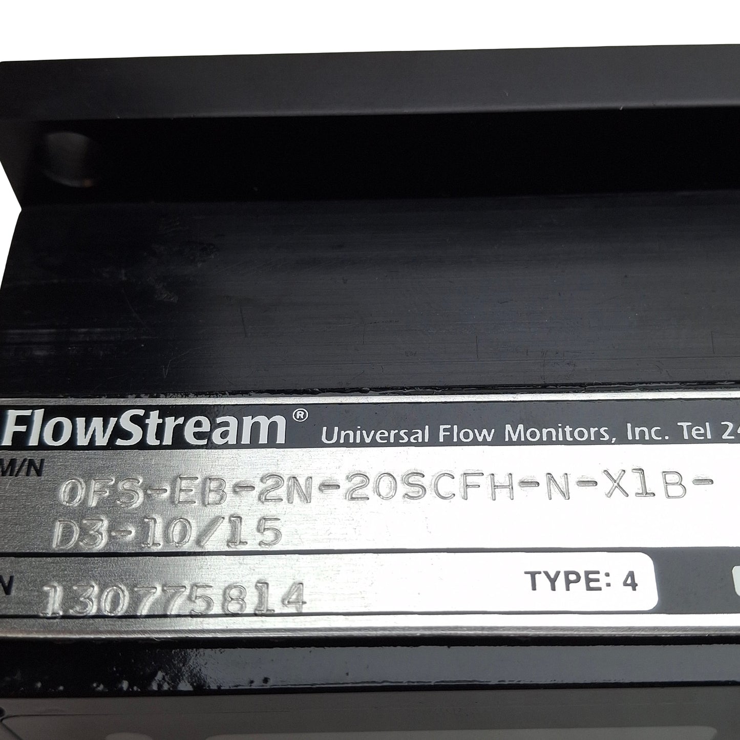 New UFM OFS-EB-2N-20SCFH-N-X1B-D3-10/15 Nitrogen Flowstream, 20SCFH, 1/4in NPT