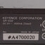 Used Keyence SR-500 High-Resolution Compact 2D Code Reader, RS-232C D-Sub 9-Pin, 5VDC