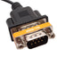 Used Keyence OP-84114 USB-Serial Barcode Scanner Cable, RS-232 D-Sub 9-Pin to USB