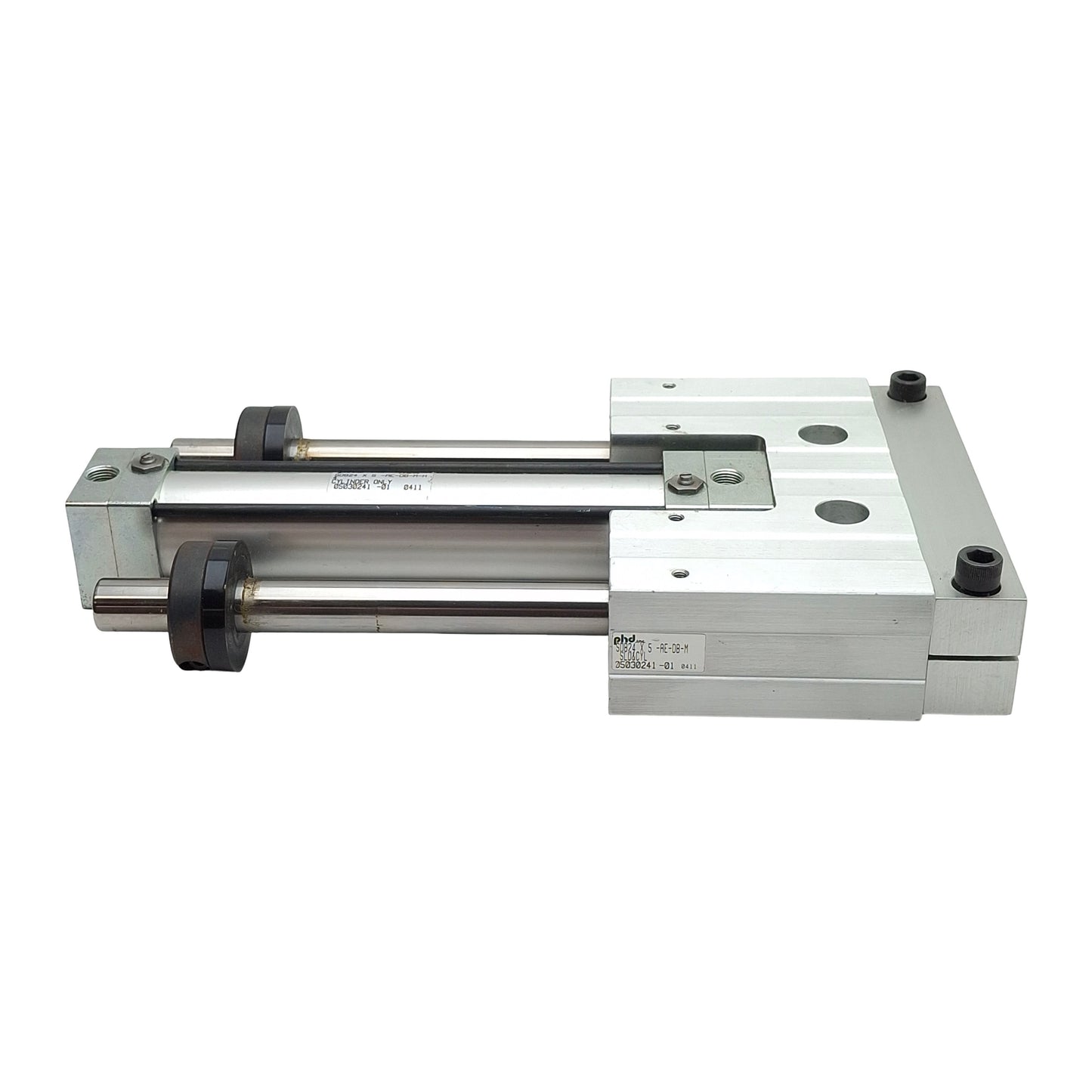 Used PHD SDB24X5-AE-DB-M Versatile Thruster Pneumatic Slide, 1-1/8in Bore, 5in Travel