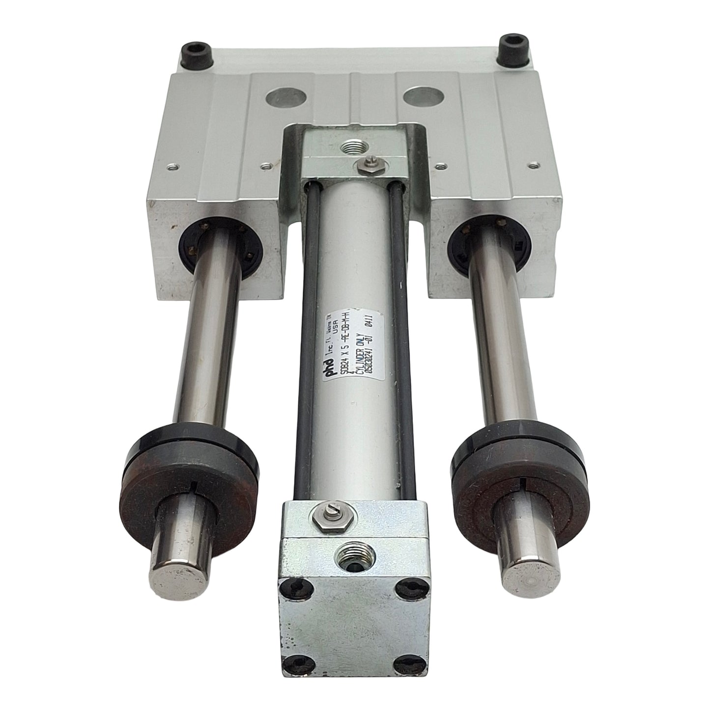 Used PHD SDB24X5-AE-DB-M Versatile Thruster Pneumatic Slide, 1-1/8in Bore, 5in Travel