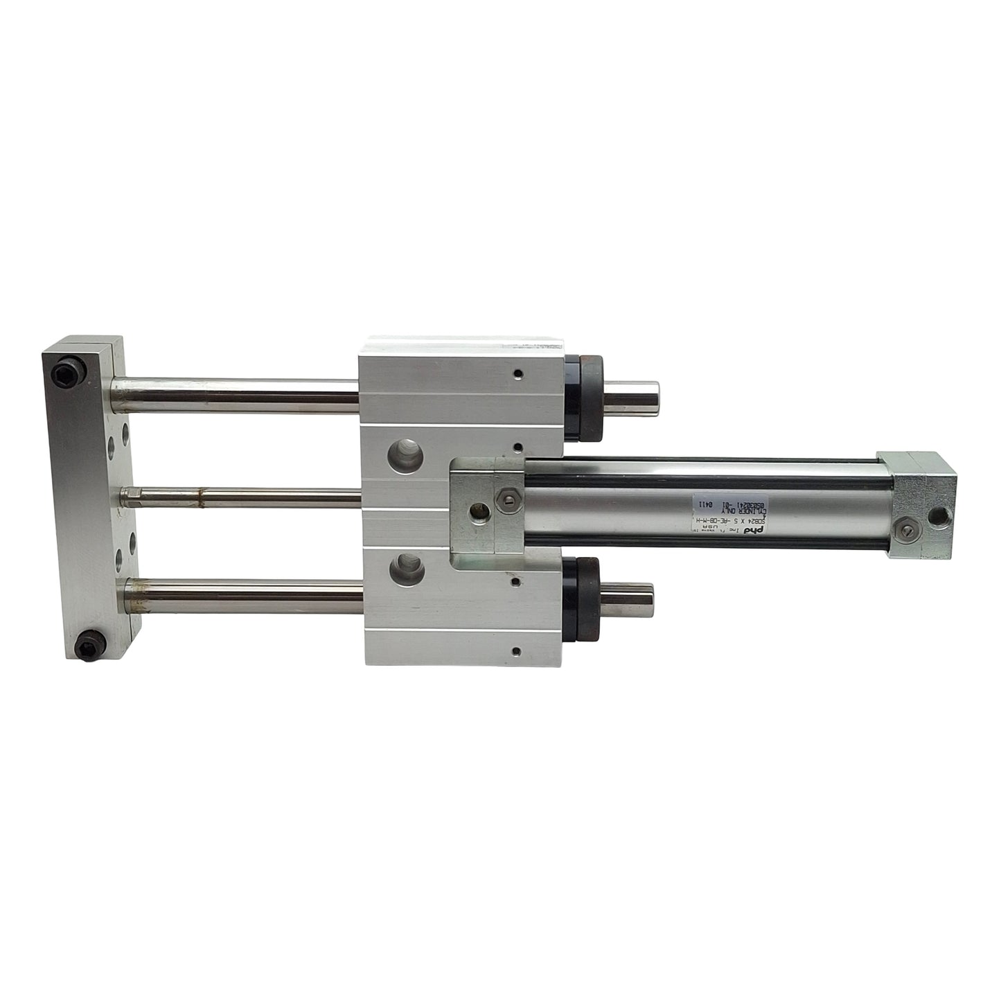 Used PHD SDB24X5-AE-DB-M Versatile Thruster Pneumatic Slide, 1-1/8in Bore, 5in Travel