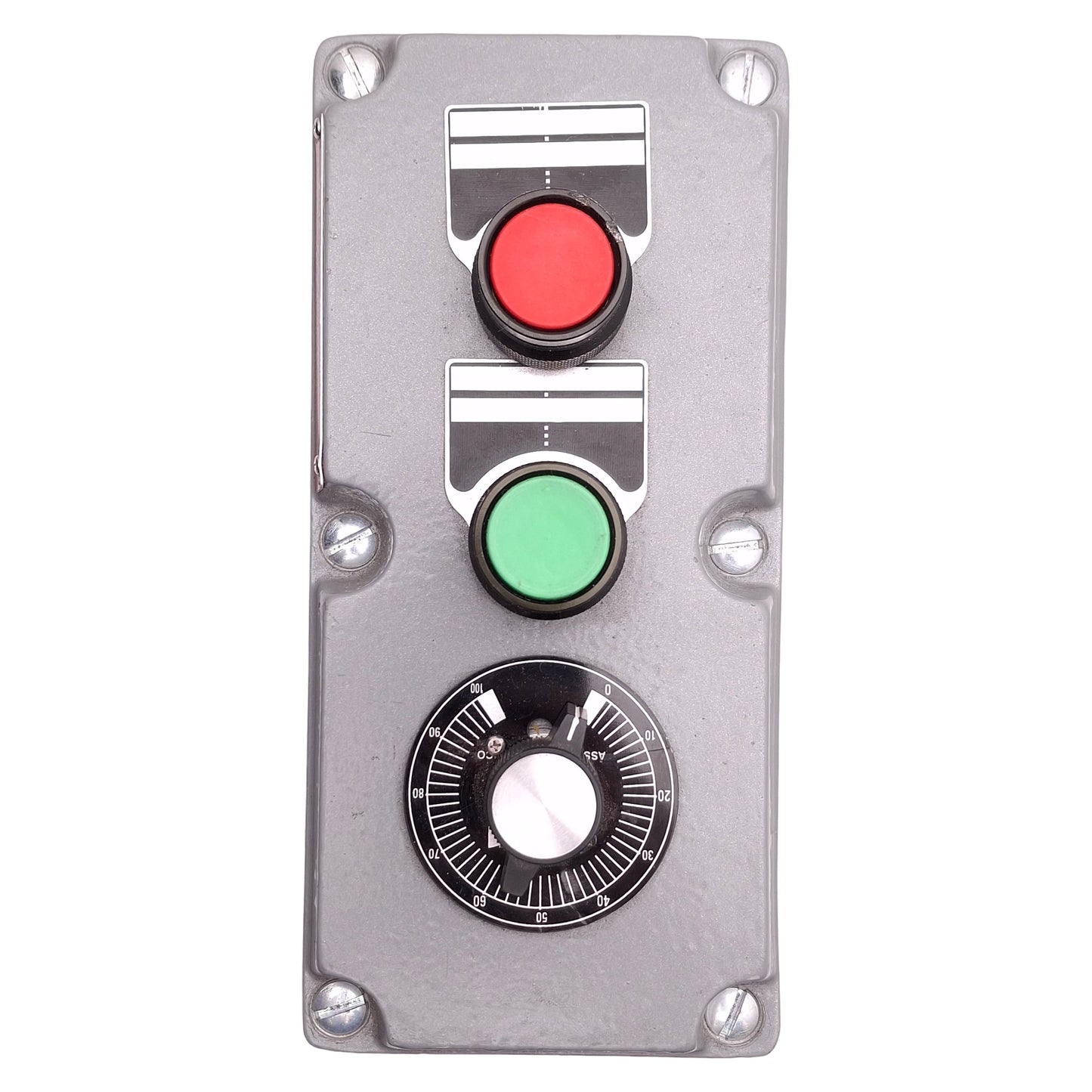Used Killark GCS-16 Explosion Proof Enclosure w/ Push Buttons & Potentiometer