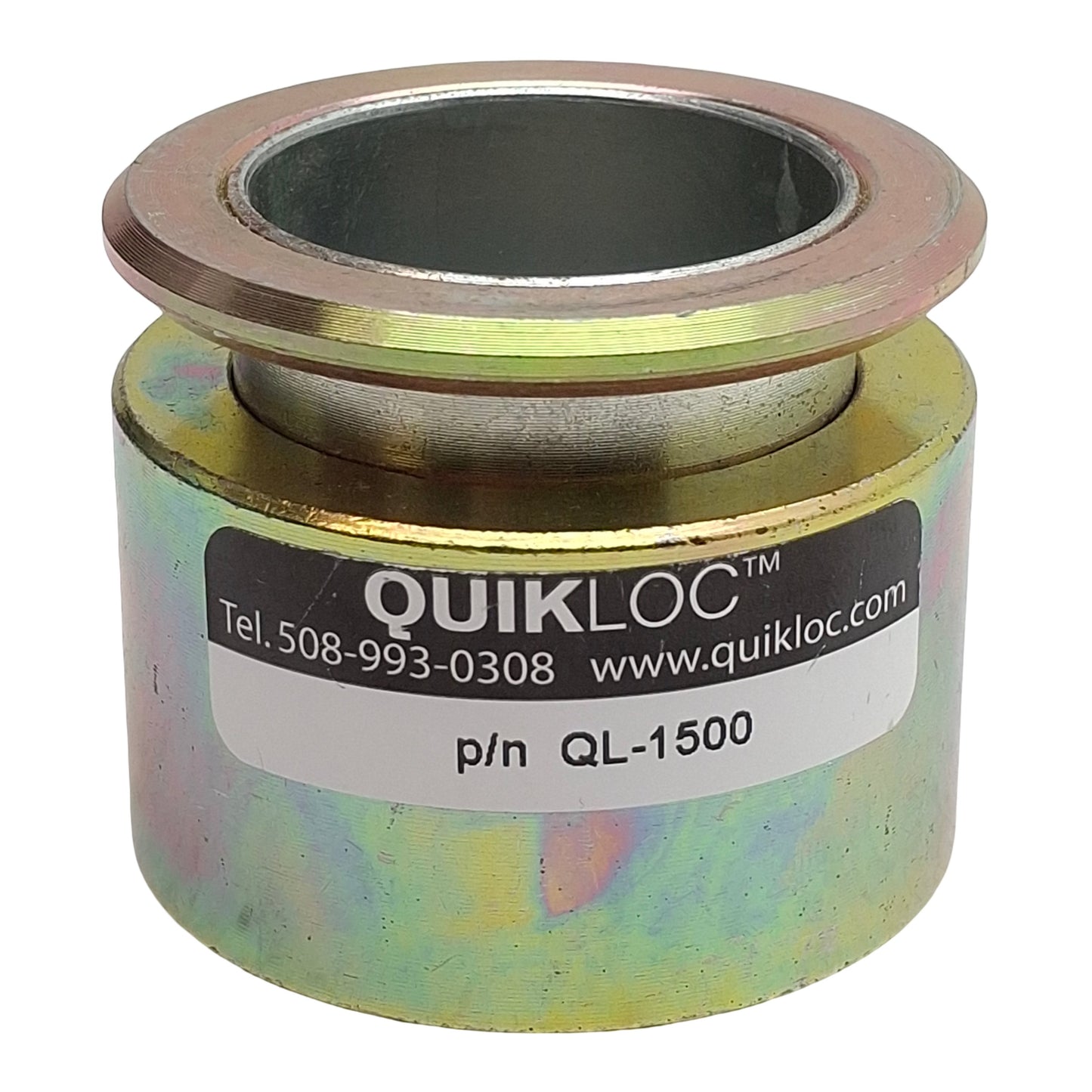 Used Quiklok QL-1500 Steel Shaft Collar, ø1-1/2in Bore, ø2.25in OD, 1.875in H