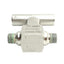 Used Noshok 101-MMS Stainless Steel Needle Valve, 1/8in NPT Male, 10000Psi