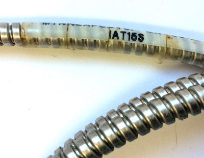 Used Banner IAT15S Fiber Optic Cable w/ 90° Elbow, Core Diameter: 1.6mm, 21389
