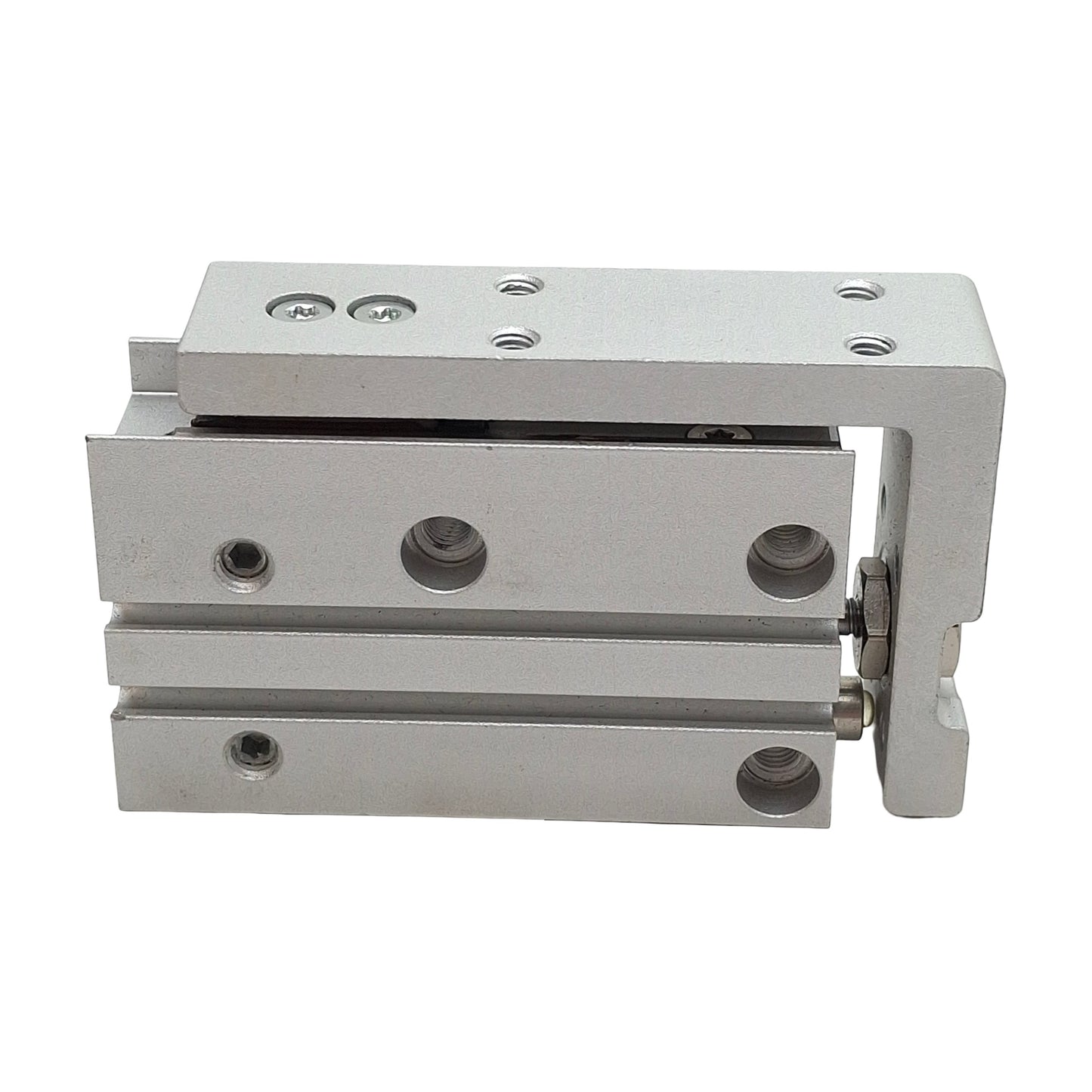 Used SMC MXH10-30 Compact Slide Table, ø10mm Bore, 30mm Stroke, M5 x 0.8, 0.7MPa Max