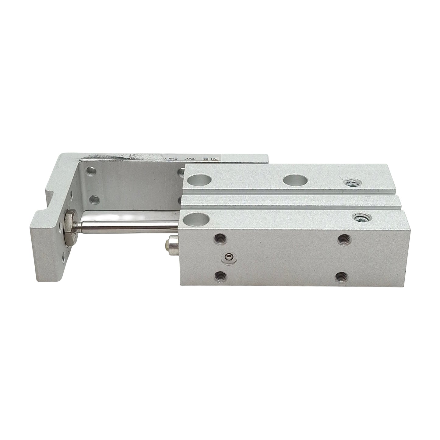 Used SMC MXH10-30 Compact Slide Table, ø10mm Bore, 30mm Stroke, M5 x 0.8, 0.7MPa Max