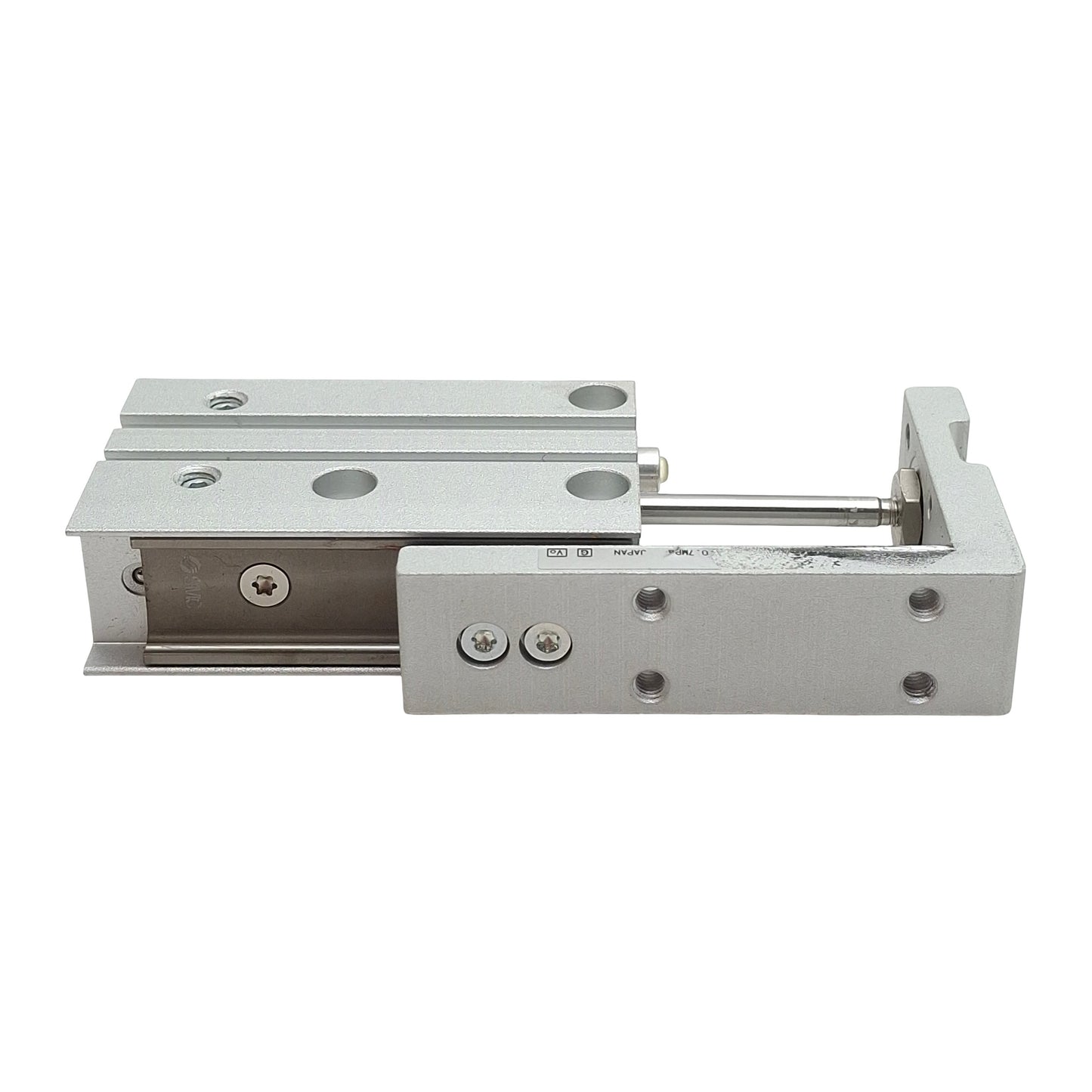 Used SMC MXH10-30 Compact Slide Table, ø10mm Bore, 30mm Stroke, M5 x 0.8, 0.7MPa Max