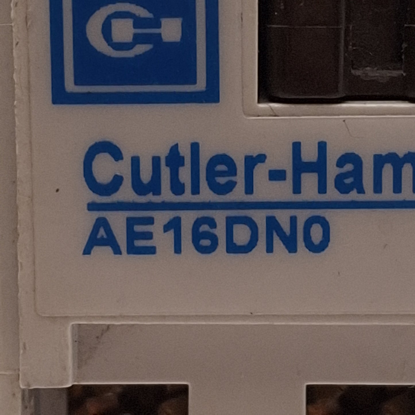 Used Cutler-Hammer AE16DN0 + C306DN3 Contactor, 3P+1NO Aux, 18A 600VAC, 120VAC Coil