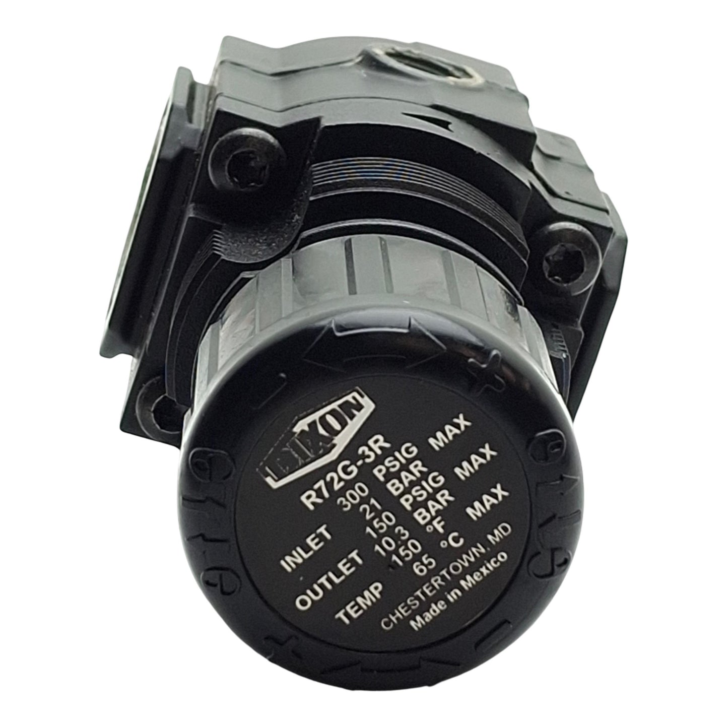 Used Dixon R72G-3R Pneumatic Regulator 300psig Inlet, 150psig Set Pressure, 3/8in NPT