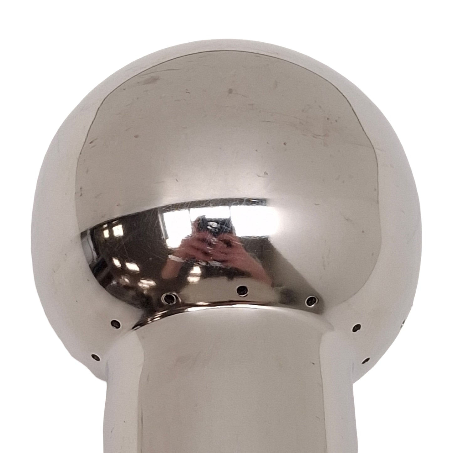 Used Heavy Duty Stainless Steel Sanitary CIP Spray Ball 18.5in Length 1.5in Tri-Clamp
