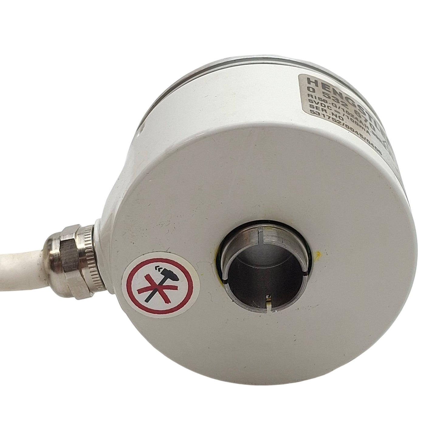 Used Hengstler RI58-G/1024AH.39RB-F0 Incremental Encoder, ø14mm Shaft, 5VDC, 1024PPR