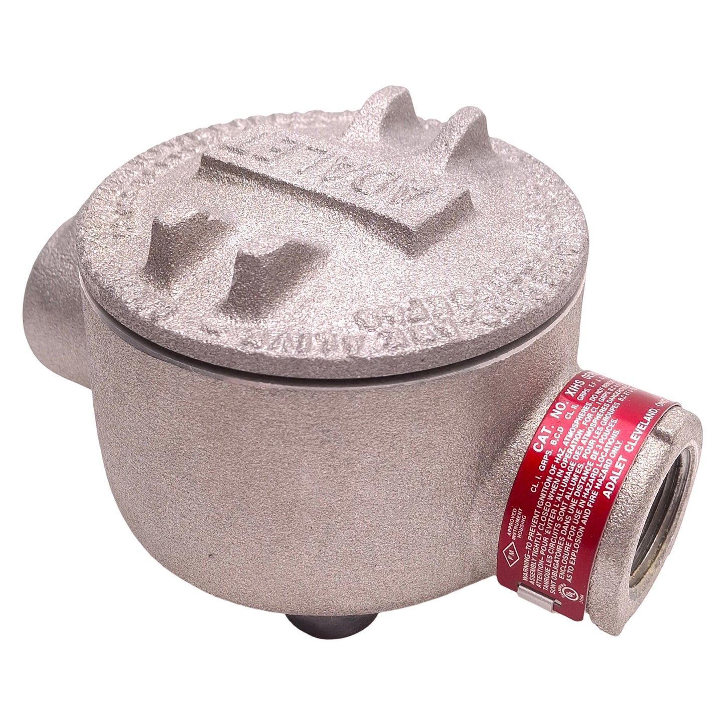 Used Adalet XIHSCFC4 Explosion Proof Instrument Housing ø2-5/8" ID, 1" Conduit Size