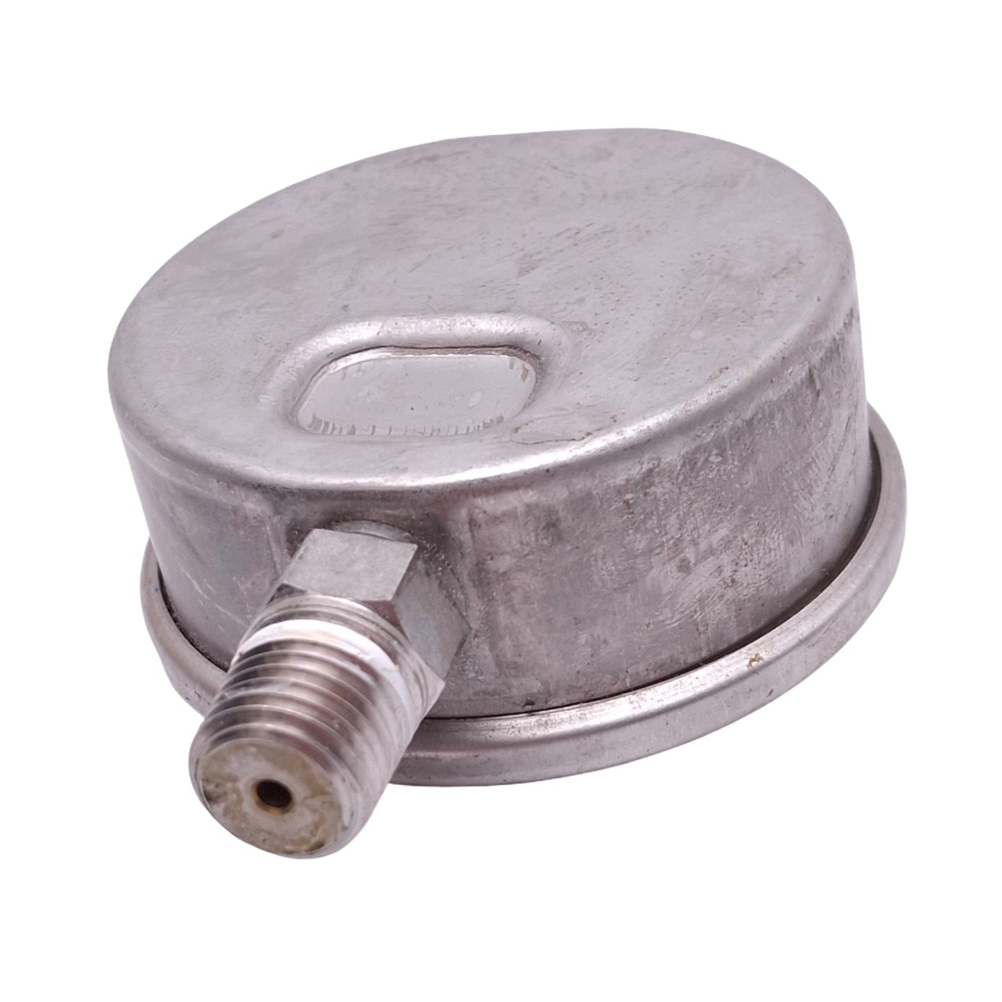 Used Nuova Fima 1.18.3.D.C.0/600PSI.21M Pressure Gauge, 2-1/2in, 100psi, 1/4" NPT