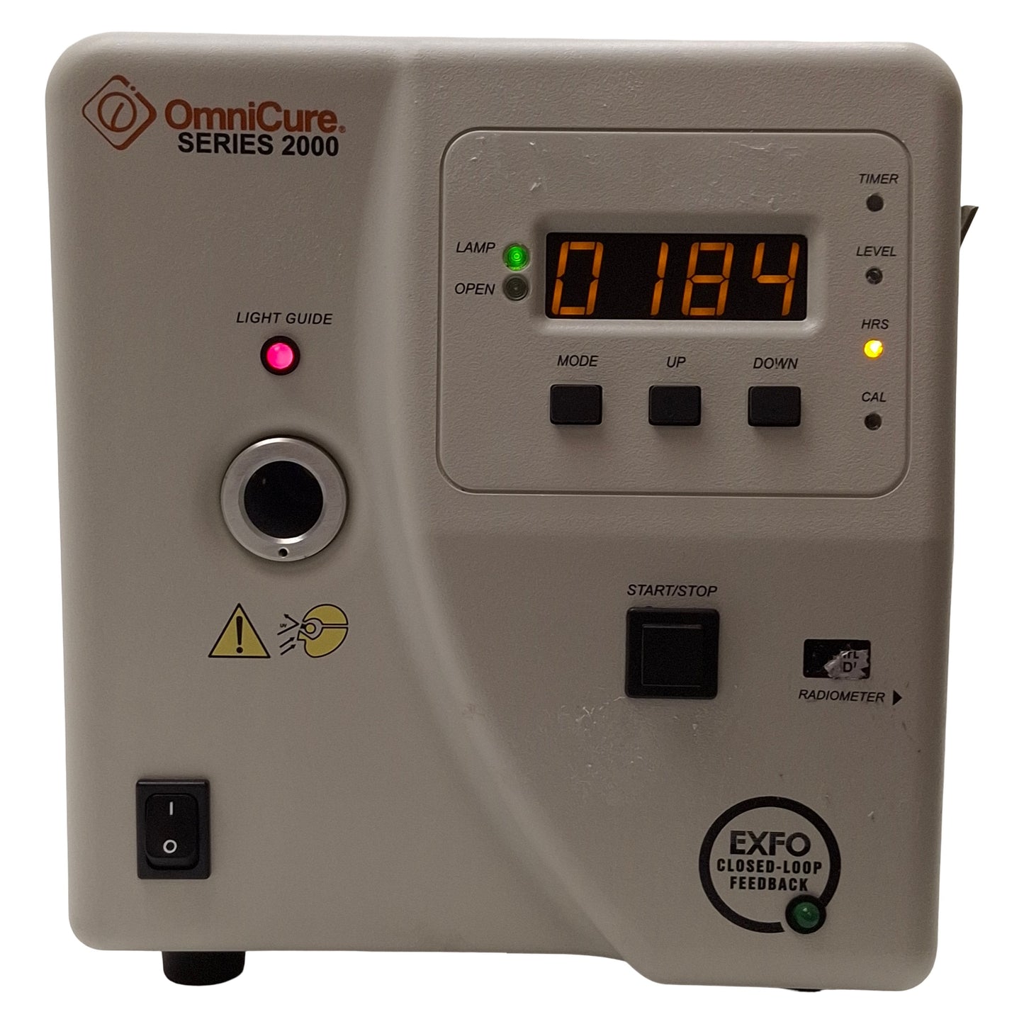 Used EXFO S2000 OmniCure UV Curing System 320-500nm, 40W/cm², 120-240VAC, 184hrs
