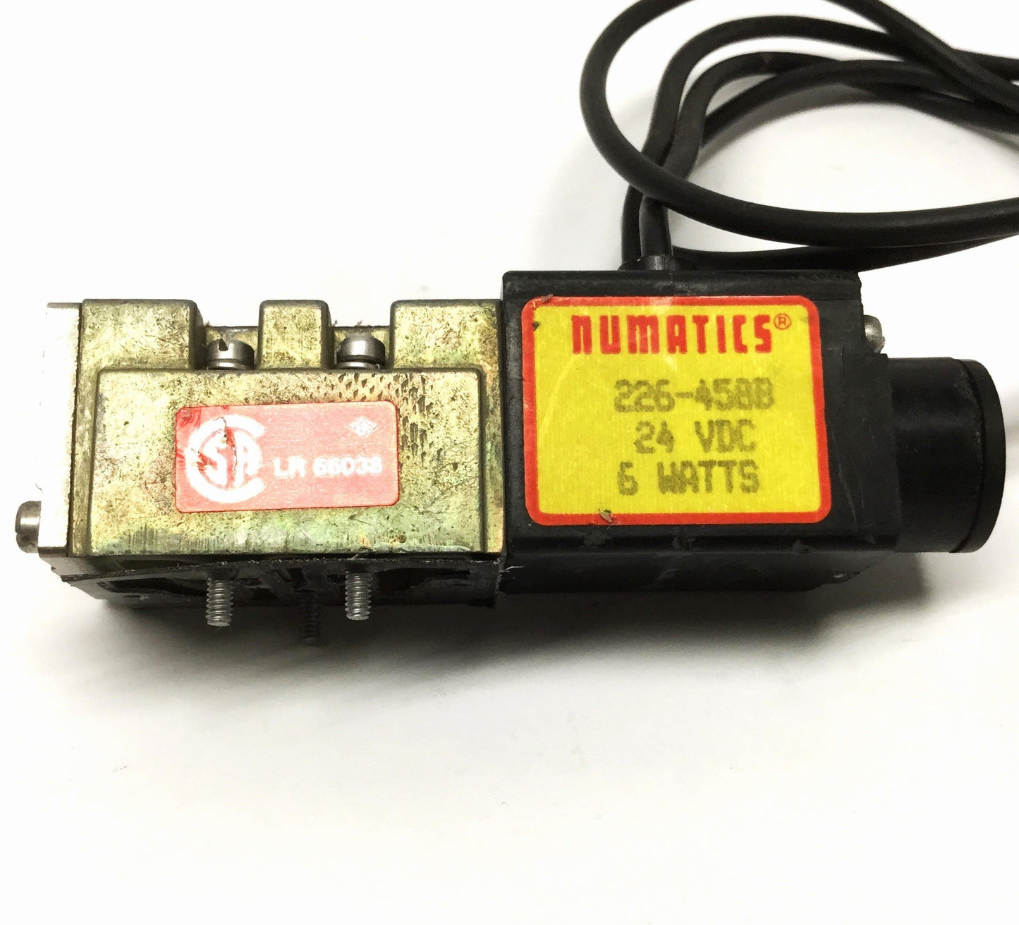 Used Numatics 031SA400B Pneumatic Solenoid Valve, 5-Port 2-Position, 150psi, 24VDC