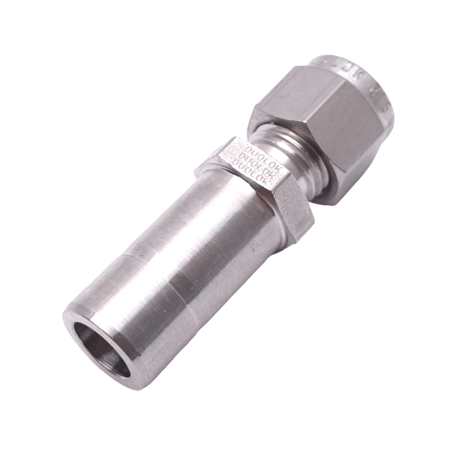Used SSP ISSD4R8 Duolok Tube Fitting Reducer, 1/2in OD to 1/4in OD, 2450psi