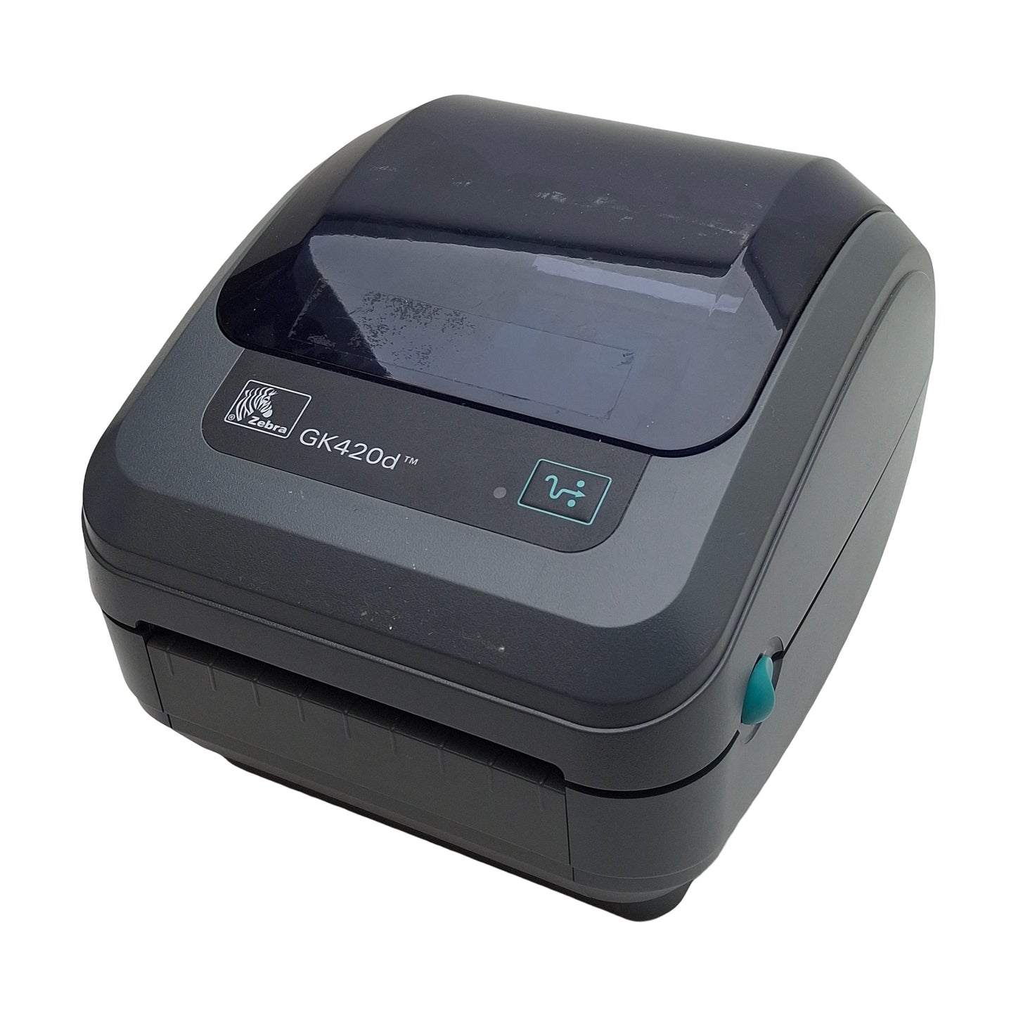 Used Zebra GK42-202210-000 GK420D Thermal Barcode Printer, 203dpi, 4in Width, 24VDC