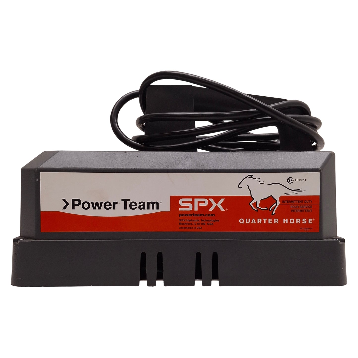 Used Power Team SPX PE102 Electric/Hydraulic Pump 110/115VAC 7A 15LRA, 10,000PSI Max