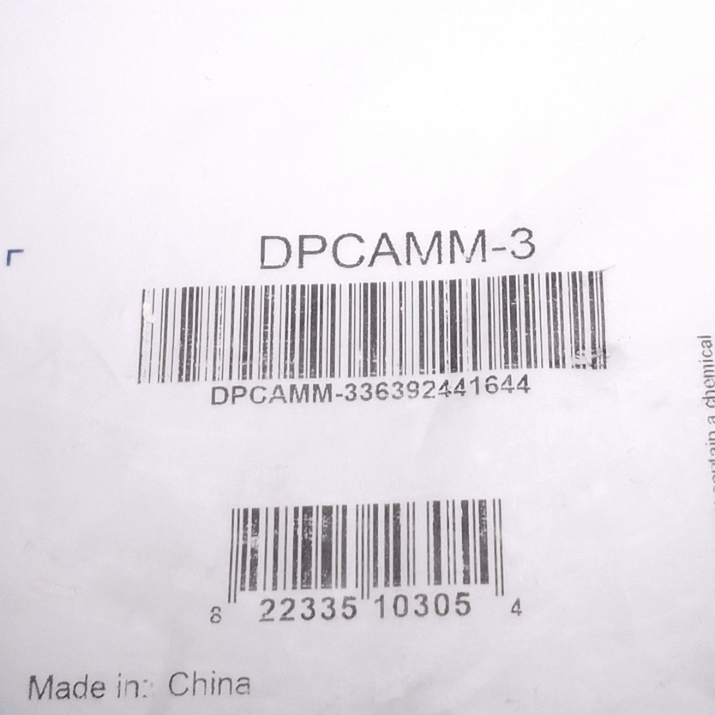 New L-com DPCAMM-3 Video Cable, DisplayPort Male to Male, 3m Length